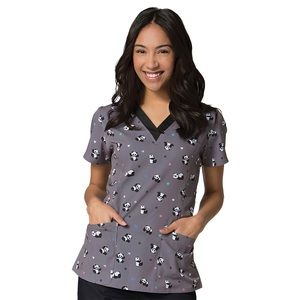 🏥Scrub Top 🏥 Prints by Maevn Uniforms Panda Bears Size Small